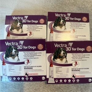 NEW Vectra 3D for dogs Over 95lbs. 12 month supply -12 DOSES